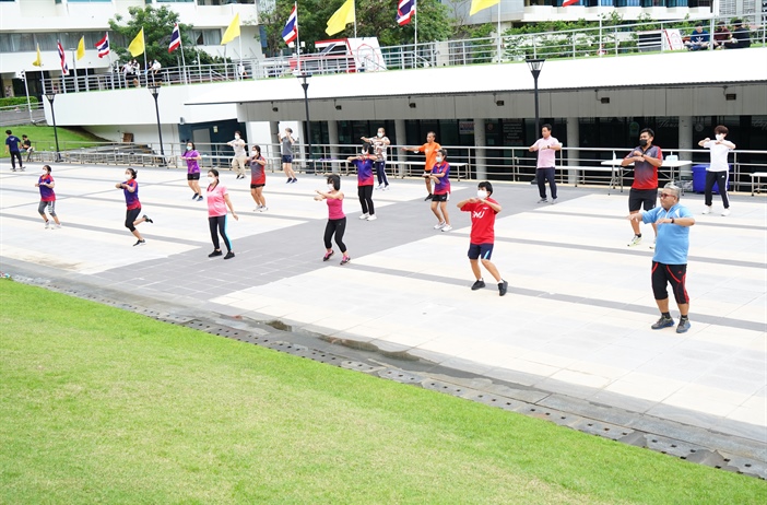 กิจกรรมแอโรบิกเพื่อสุขภาพ (อโศกโมเดล)