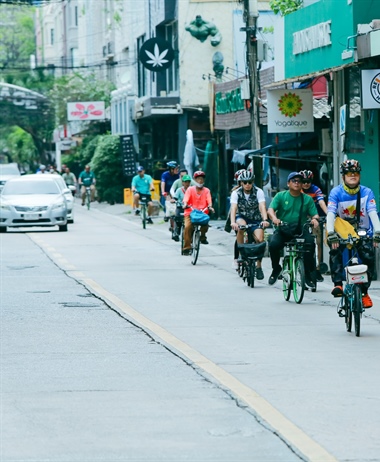 รวมพลคนปั่นสำรวจย่านพร้อมพงษ์ - มศว  ร่วมสร้างเมืองจักรยานอย่างยั่งยืน