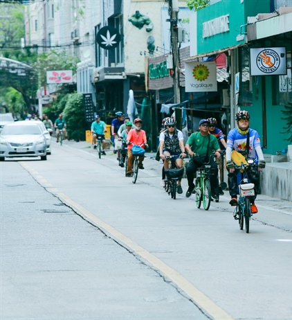 รวมพลคนปั่นสำรวจย่านพร้อมพงษ์ - มศว  ร่วมสร้างเมืองจักรยานอย่างยั่งยืน