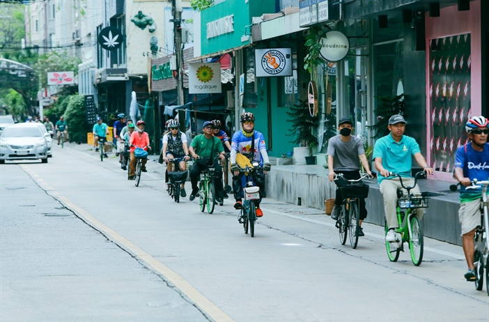 รวมพลคนปั่นสำรวจย่านพร้อมพงษ์ - มศว  ร่วมสร้างเมืองจักรยานอย่างยั่งยืน
